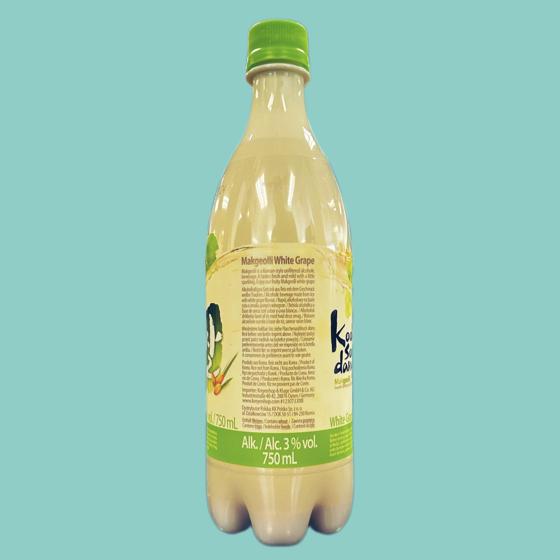 Kook Soon Dang Makgeolli Traube 3% vol. 720ml hinten