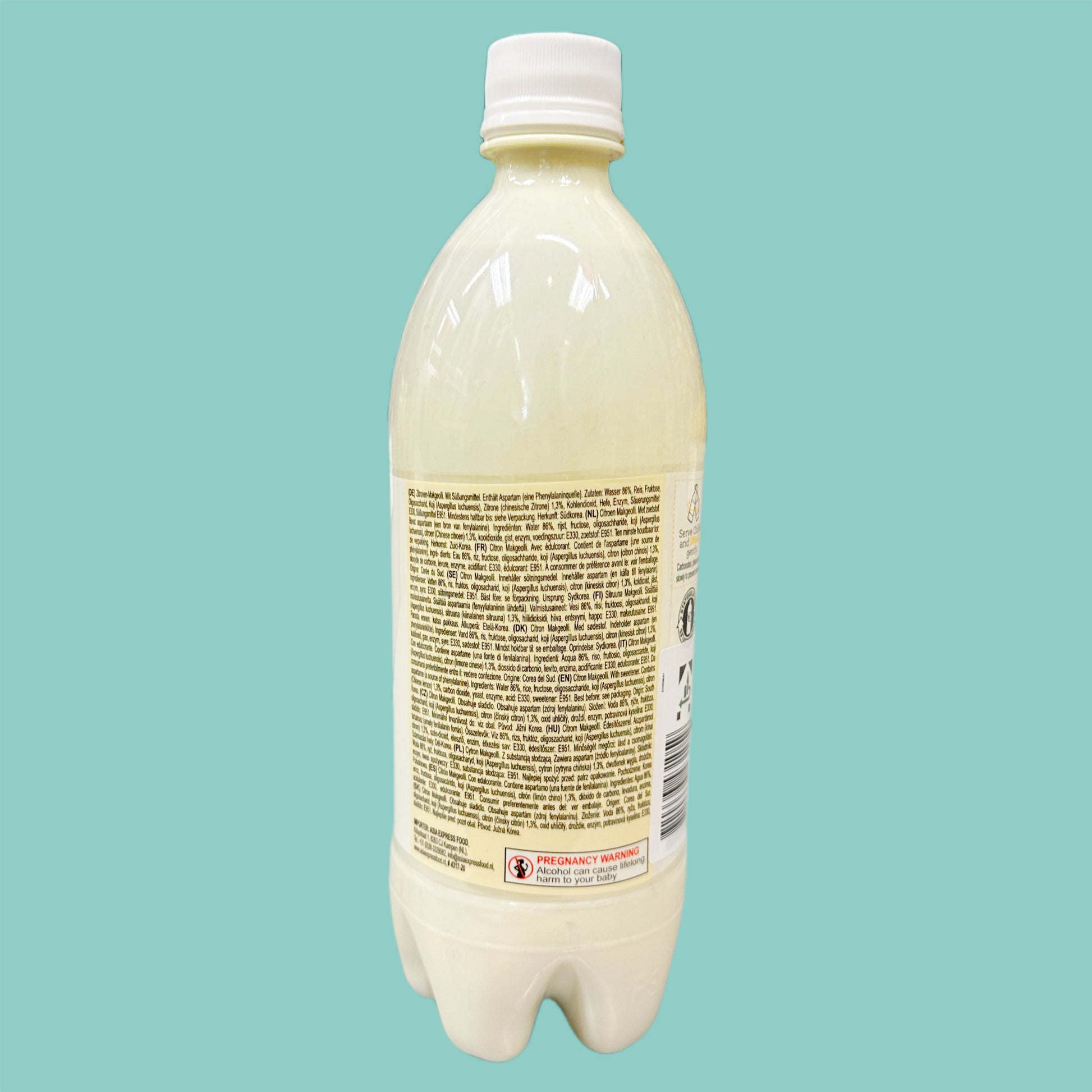 Woorisool Makgeolli Yuzu 3% vol. 750ml hinten