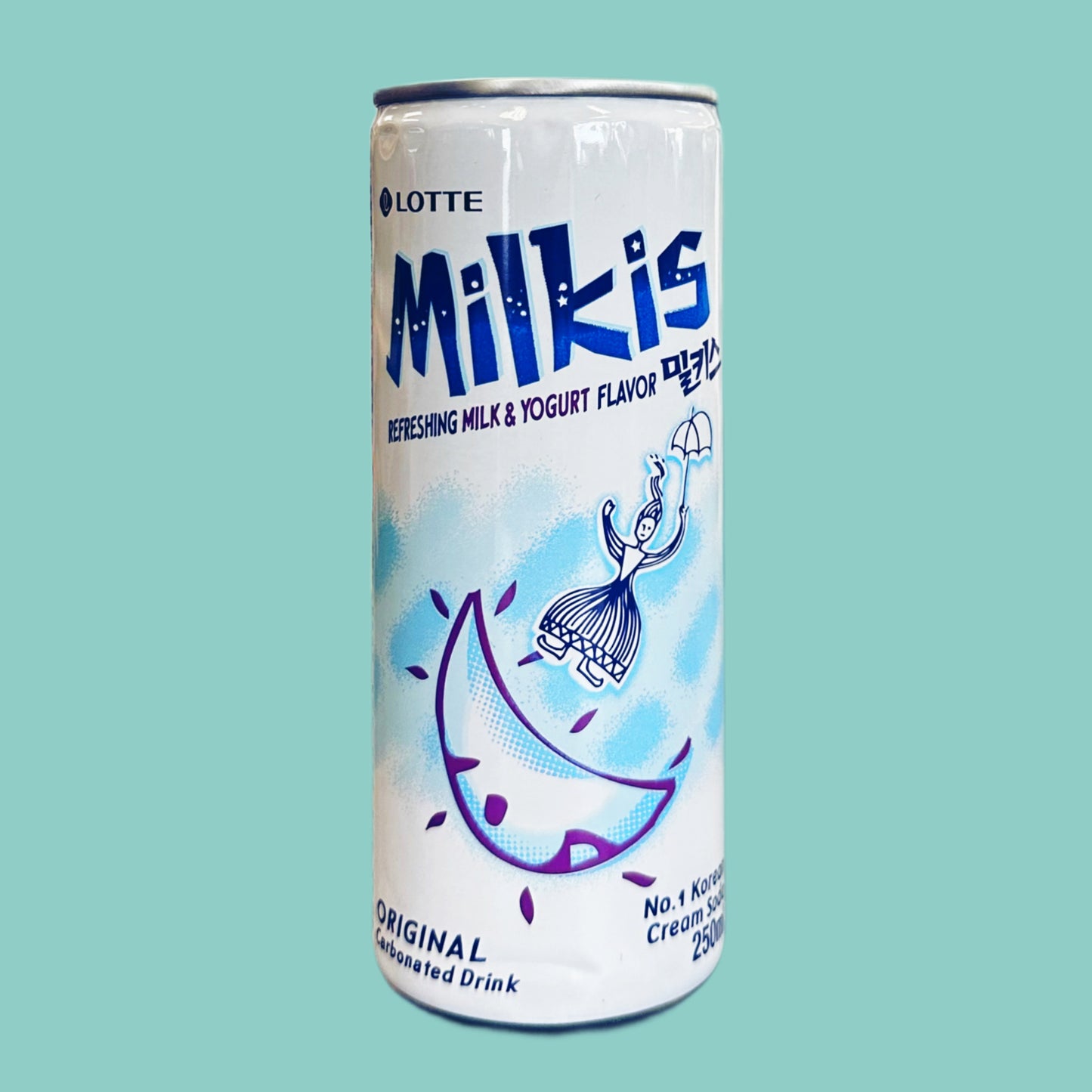 Lotte Milkis karbonisiertes Milch- und Joghurtgetränk Original 250ml