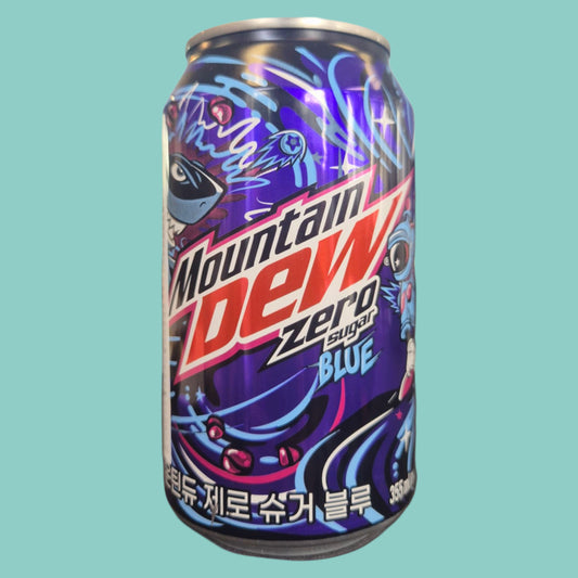 Mountain Dew Zero Sugar Blue Korea exklusiv 355ml