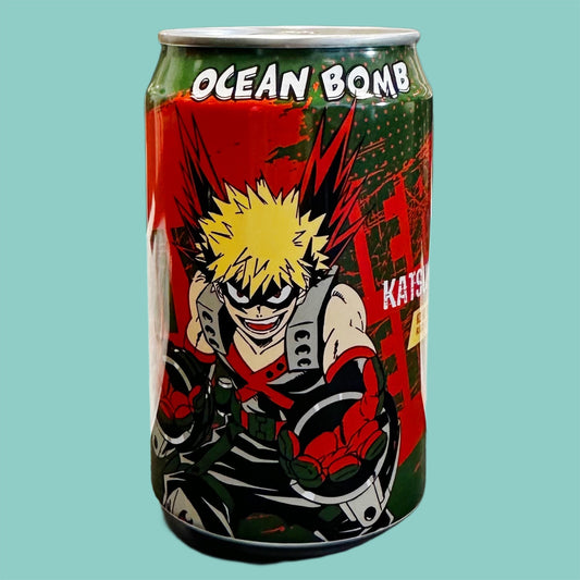 Ocean Bomb My Hero Acadademia Kazuki Bakugo rote Traube 330ml