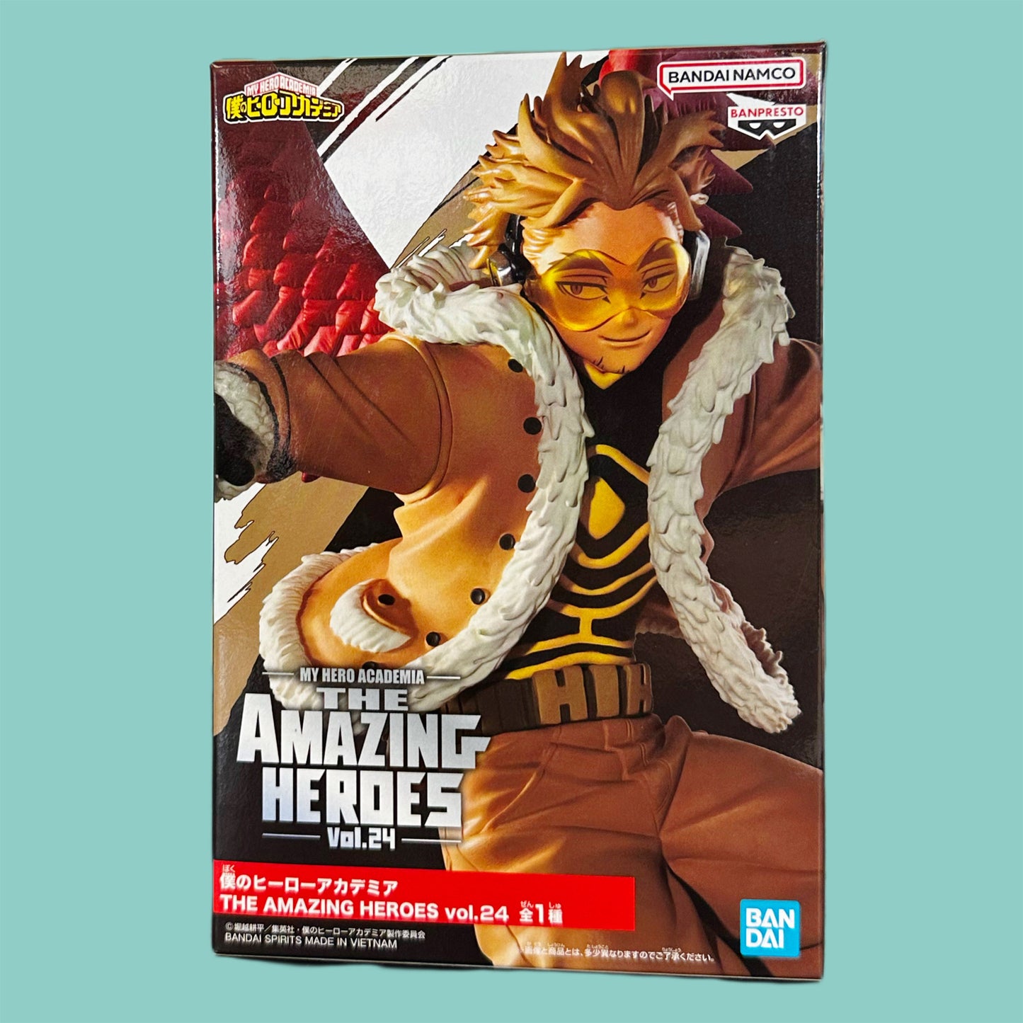 My Hero Academia Hawks Figur Box vorne