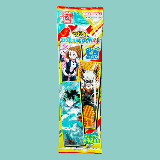 Ensky My Hero Academia Sticker mit Kaugummi 4,5g