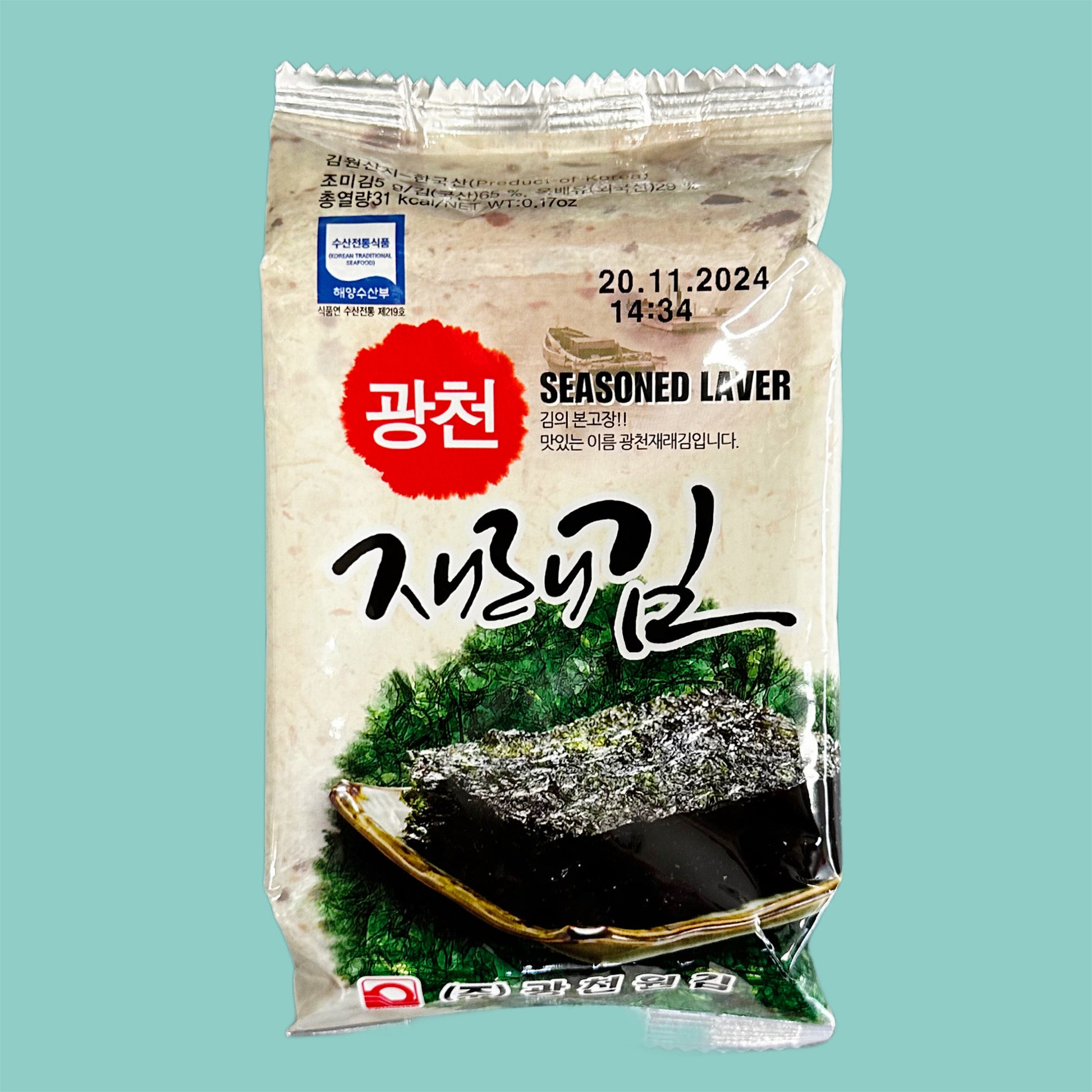 Kwangcheon Seealgen Snack 5g