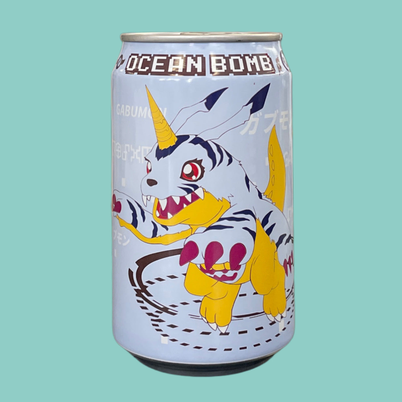 Ocean Bomb Digimon Gabumon Blueberry Geschmack 330ml