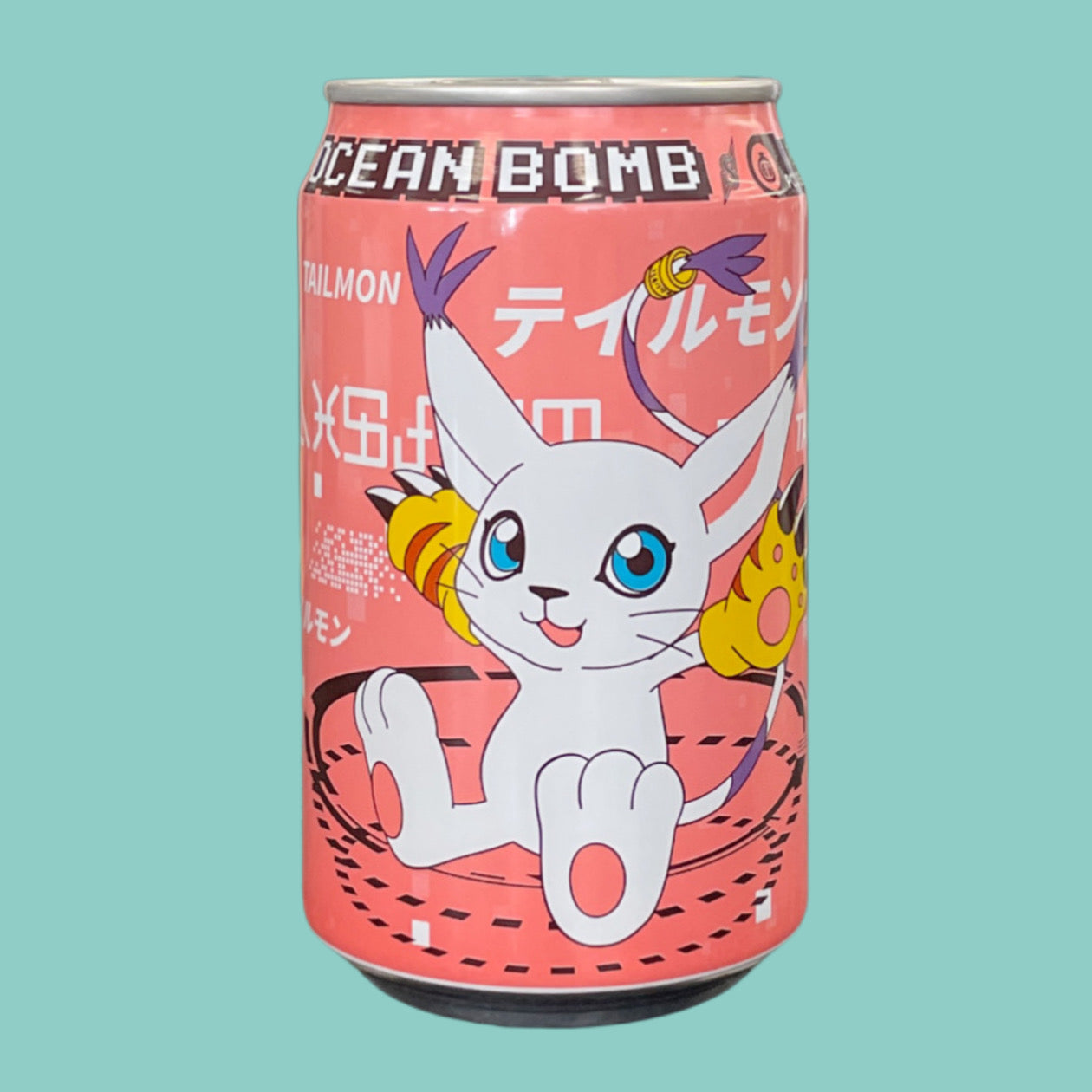 Ocean Bomb Digimon Tailmon Grapefruit Geschmack 330ml