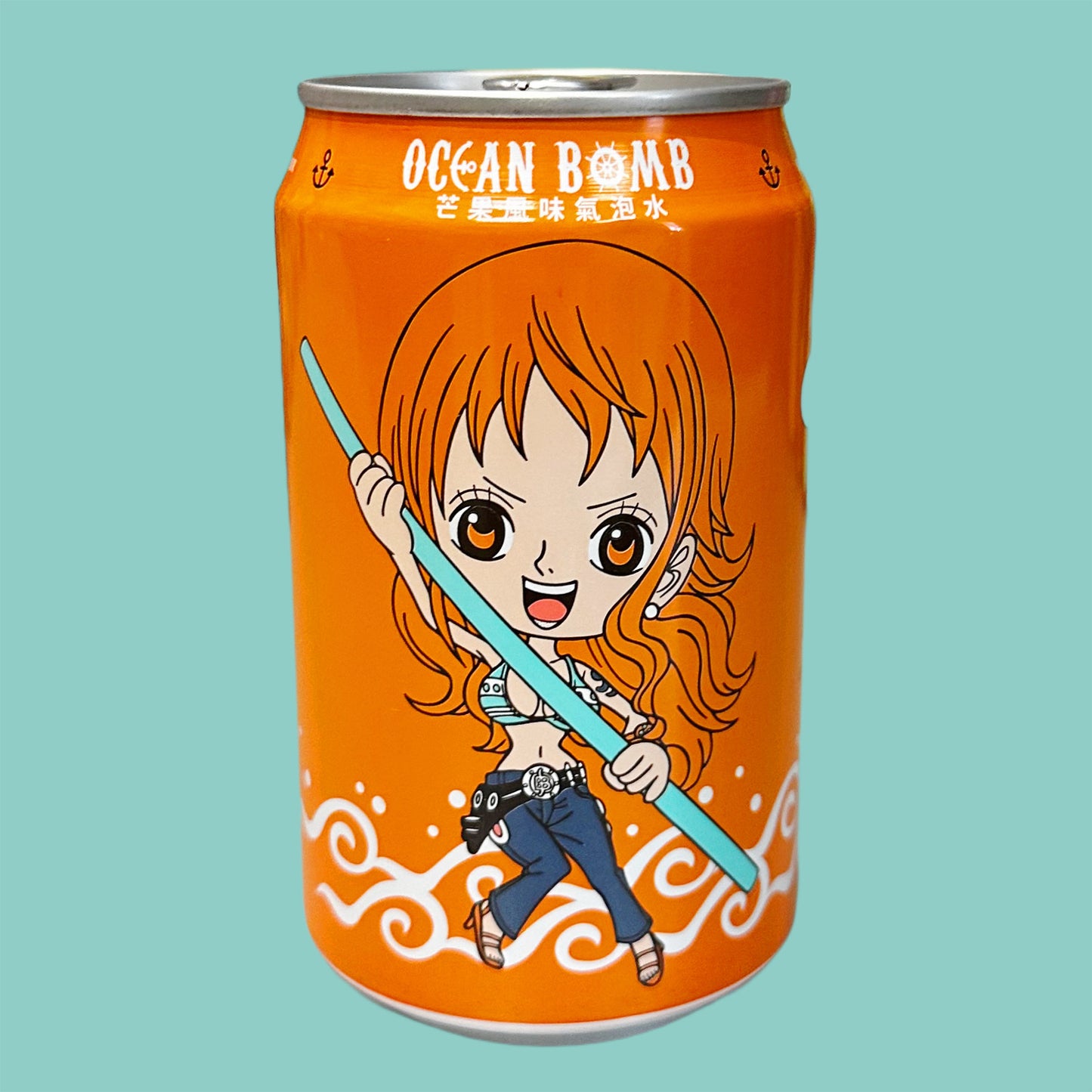 Ocean Bomb One Piece Nami Mango 330ml chibi