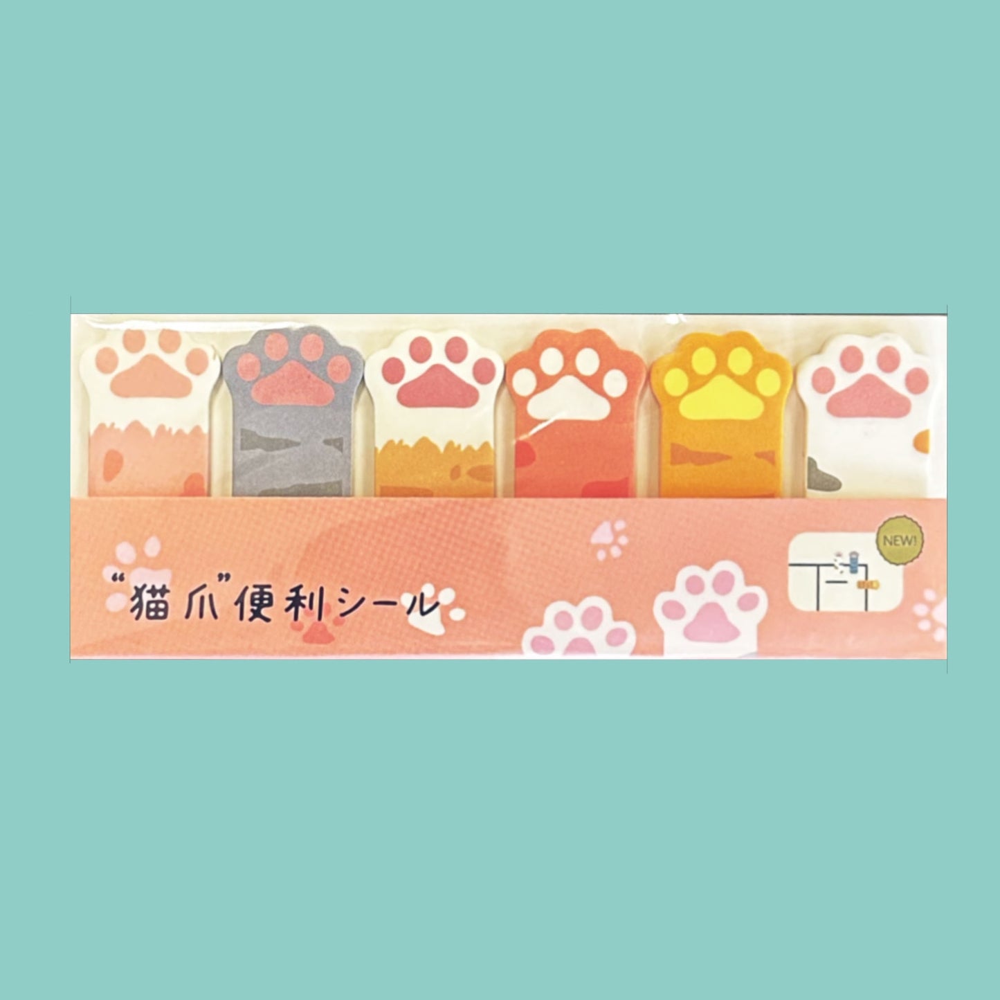 Pfoten Sticky Notes (1 Set)