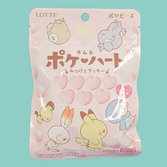 Lotte Pokémon Ramune Herz-Bonbons 40g