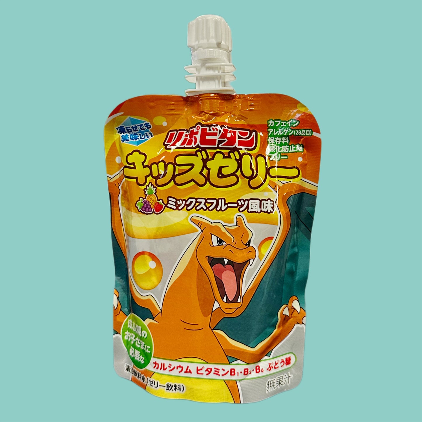 aisho Pokémon Früchtemix Vitamin Jelly Lipovitan Kids 125g