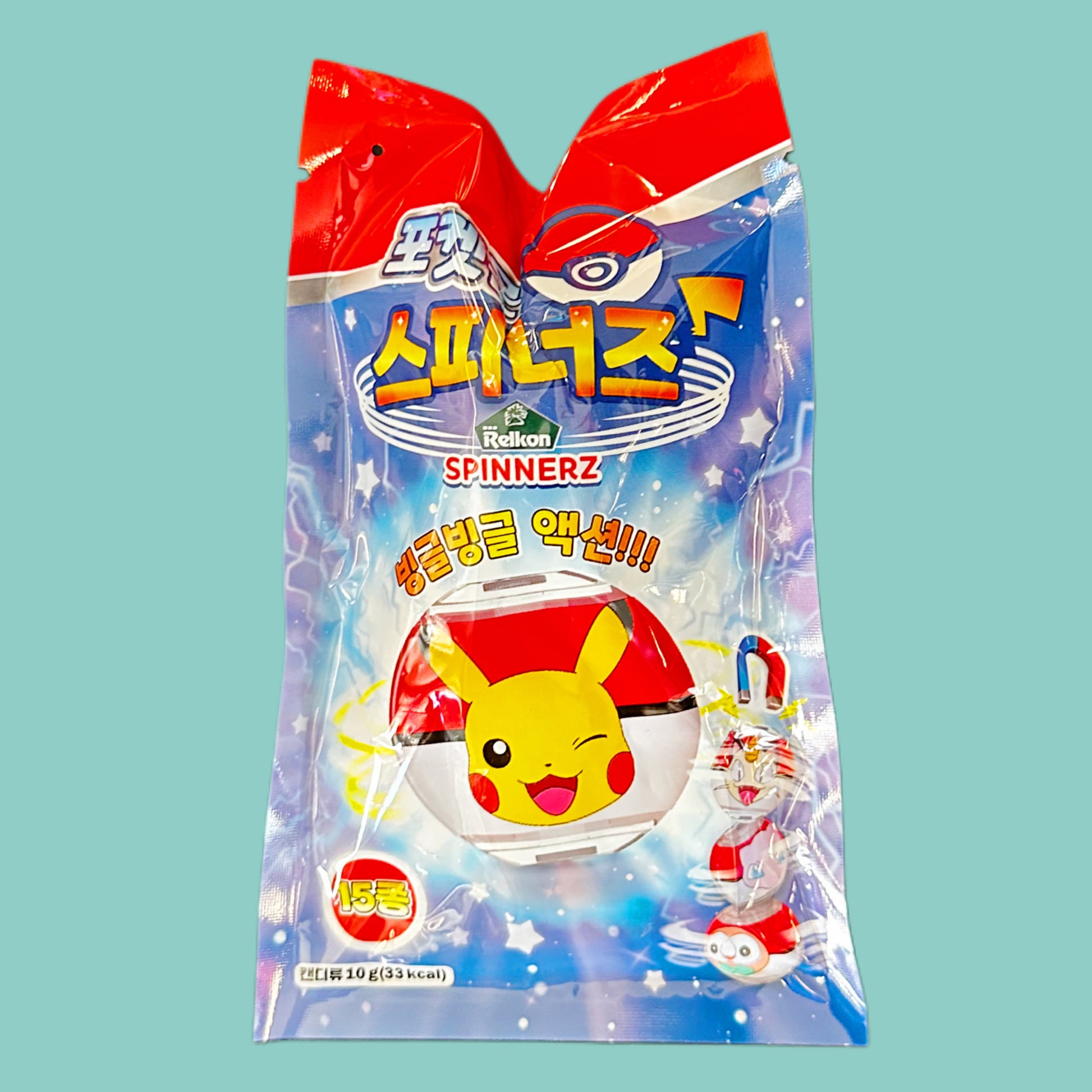 Pokemon Spielzeug Spinner mit Gelee-Bonbon 10g