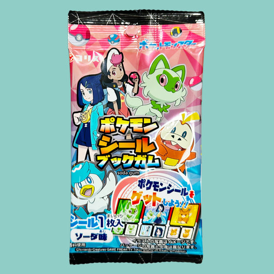Coris Pokemon Sticker mit Kaugummi 3g