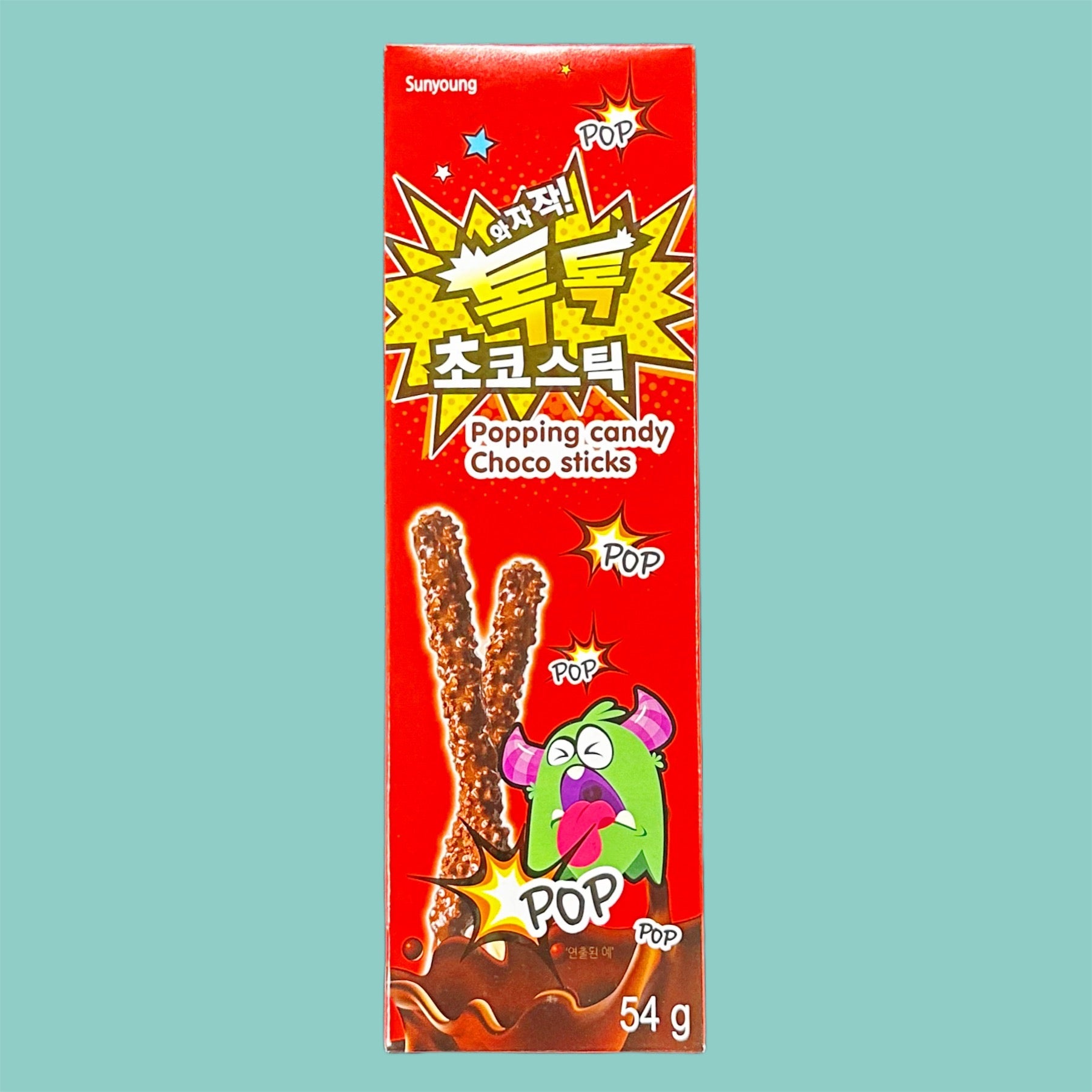 Sunyoung Popping Candy Schoko Sticks 54g