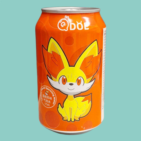 Qdol Pokémon Fennekin Sprudelwasser Litschi 330ml