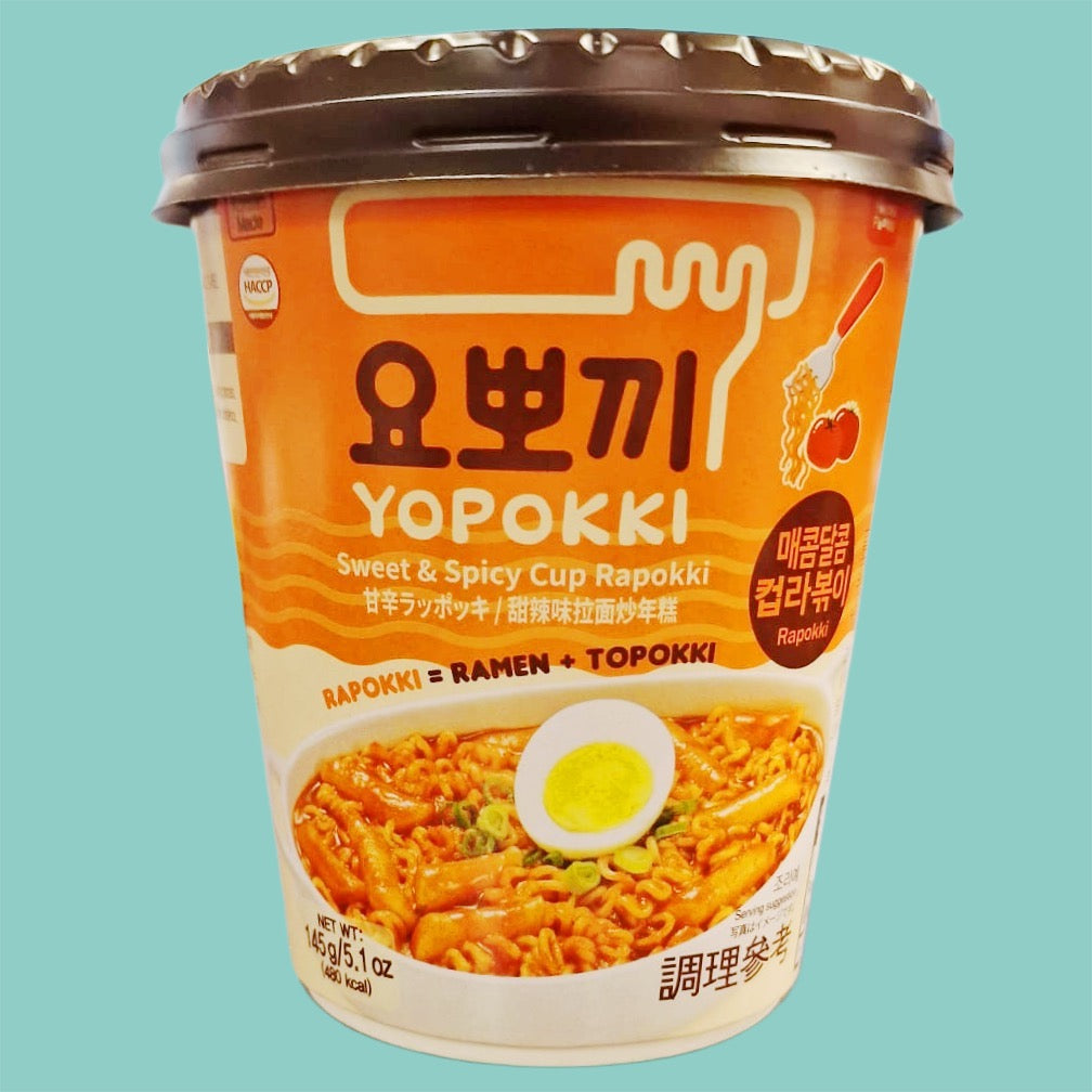 Young Poong Yopokki Instant Rapbokki süß & scharf Cup 145g