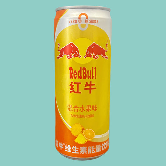 Red Bull ohne Zucker China exklusiv gemischte Früchte 325ml