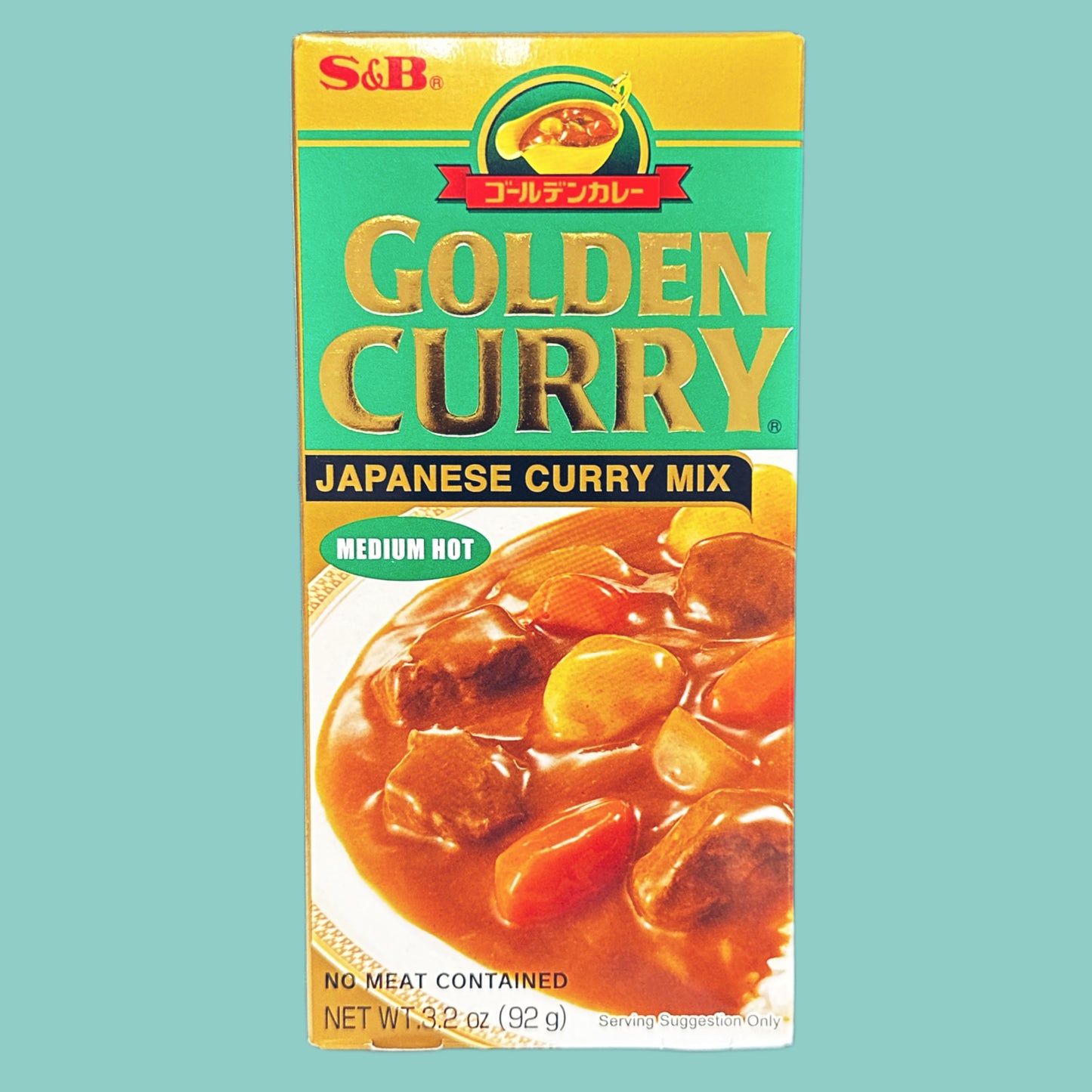 S&B Golden Curry japanischer Currymix mittel scharf 92g