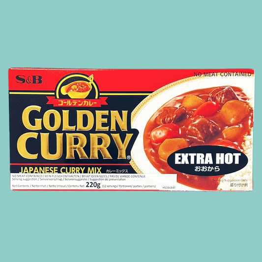 S&B Golden Curry japanischer Currymix sehr scharf 220g