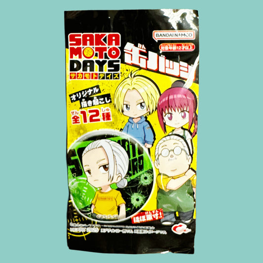 Bandai Sakamoto Days Pin mit Kaugummi 20g