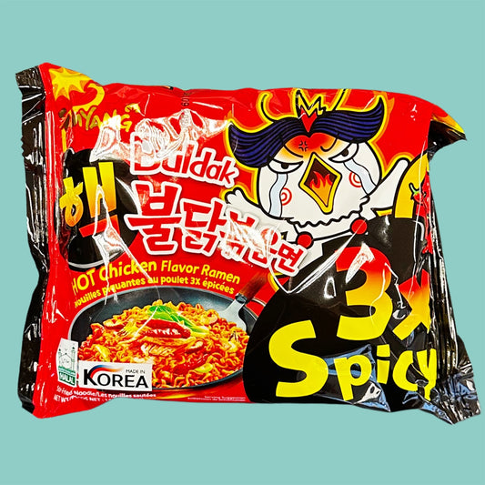 Samyang Buldak Hot Chicken 3x Spicy Instant Nudeln Ramen 140g