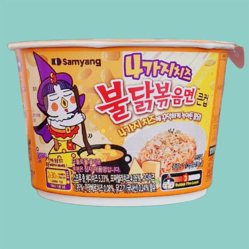 Samyang Buldak Hot Chicken 4-Käse Instant Ramen Cup 110g