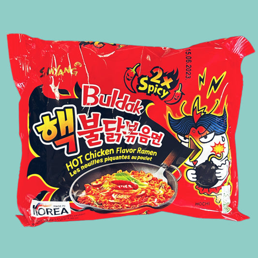 Samyang Buldak Hot Chicken 2x Spicy Instant Nudeln Ramen 140g