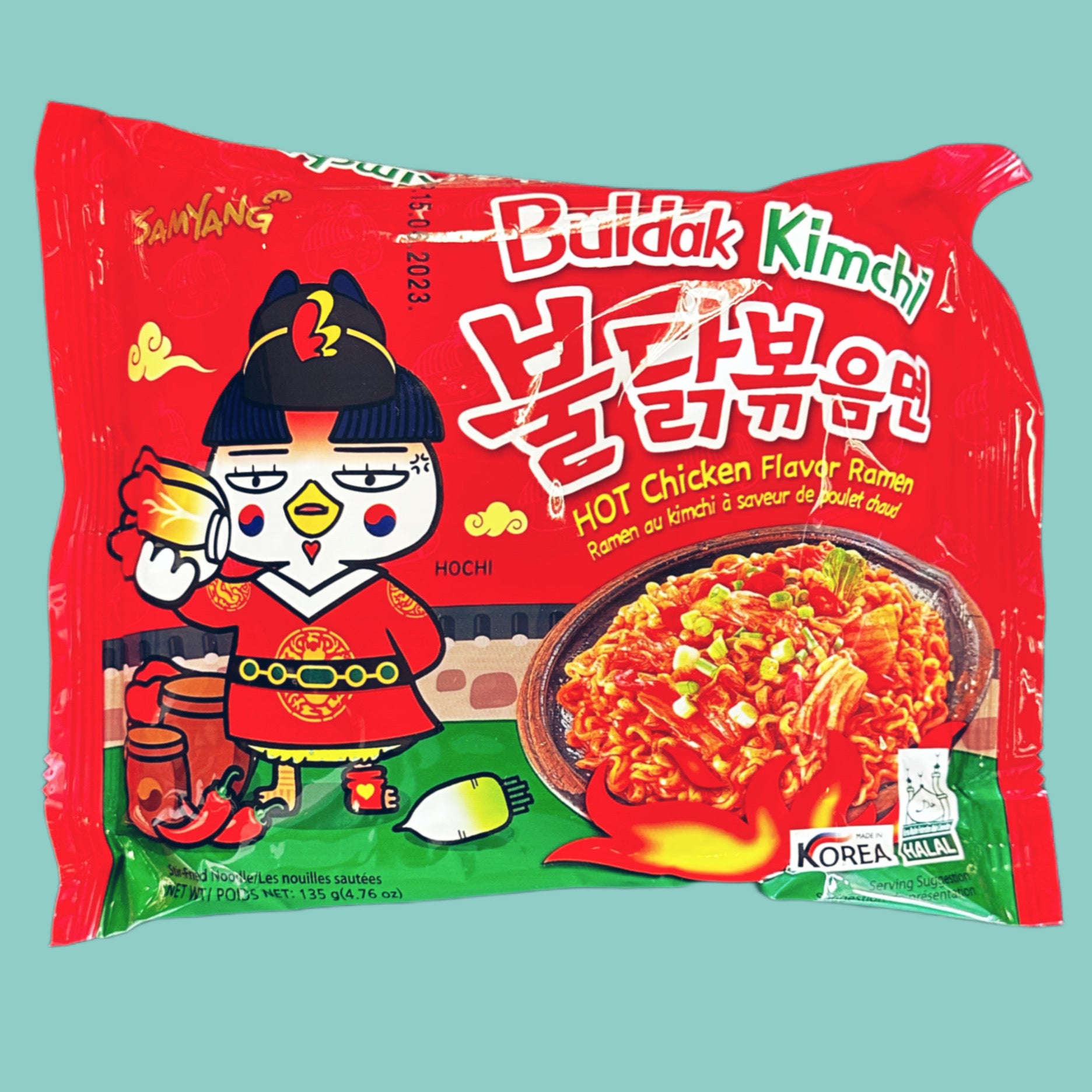 Samyang Buldak Hot Chicken Kimchi Instant Nudeln Ramen 135g