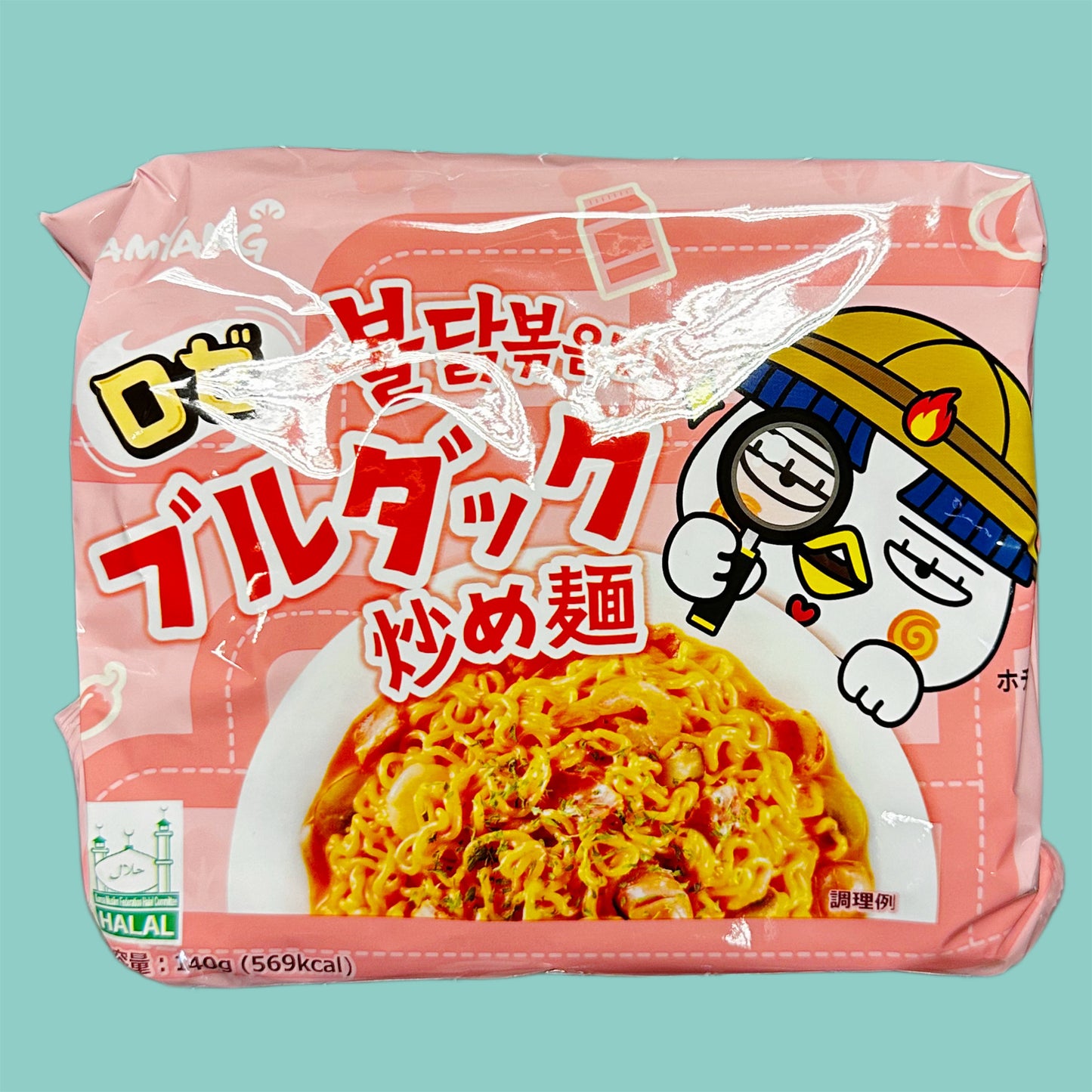 Samyang Buldak Hot Chicken Rosé Instant Ramen (japanische Version) 140g