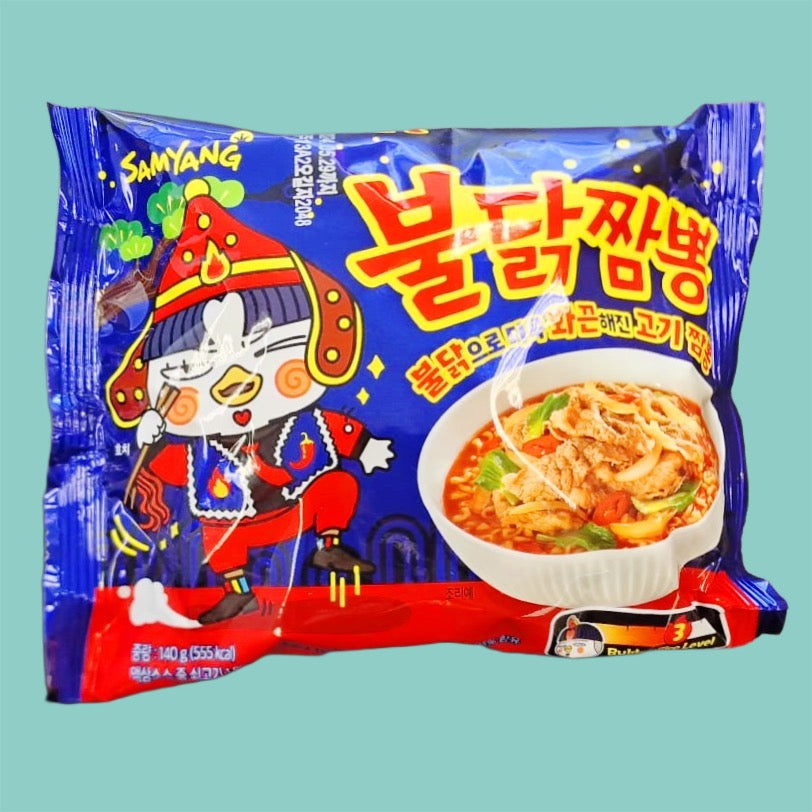 Samyang Buldak Hot Chicken Jjamppong Instant Ramen 140g Yuzu Asia