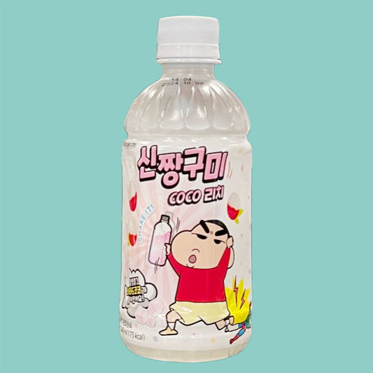 Shin-chan Litschi Getränk mit Nata de Coco 340ml