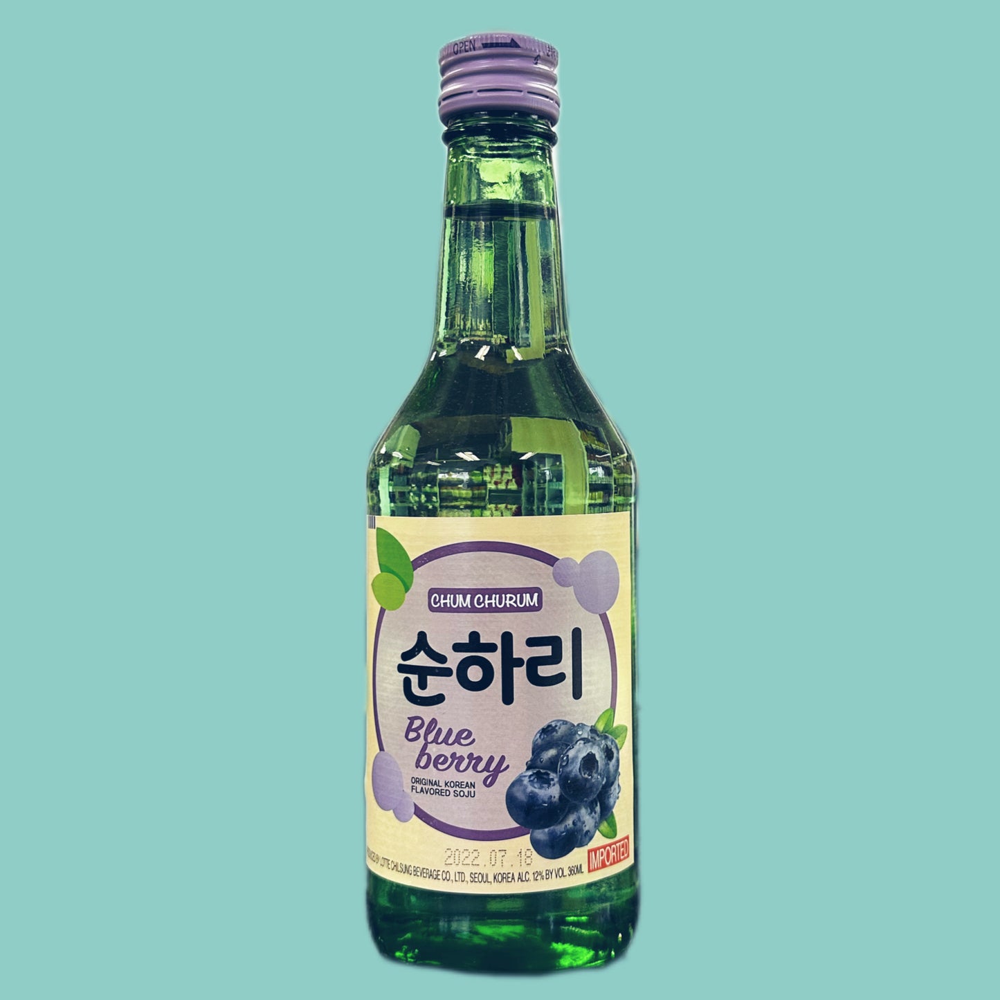 Chum Churum Soju Heidelbeere 12% vol. 350ml