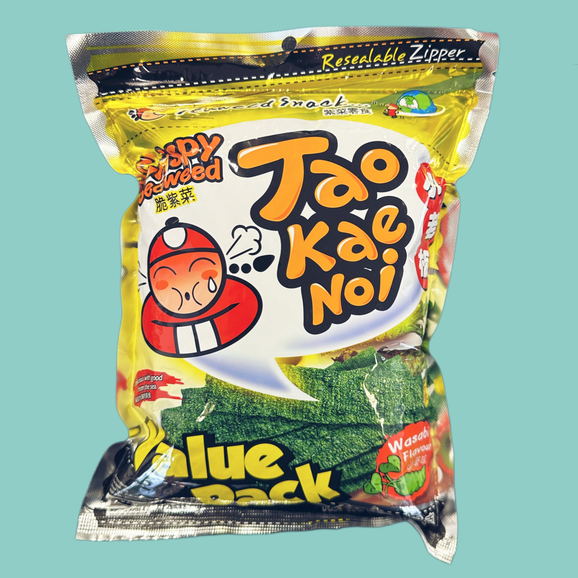 Tao Kae Noi Seetang Snack Wasabi Vorteilspackung 59g