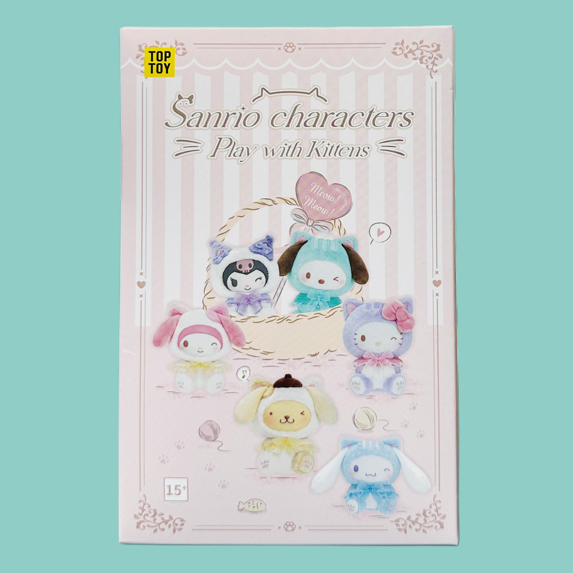 Top Toy Sanrio Charaktere ,,Spiel mit Kätzchen'' Blindbox (1 Stk.)