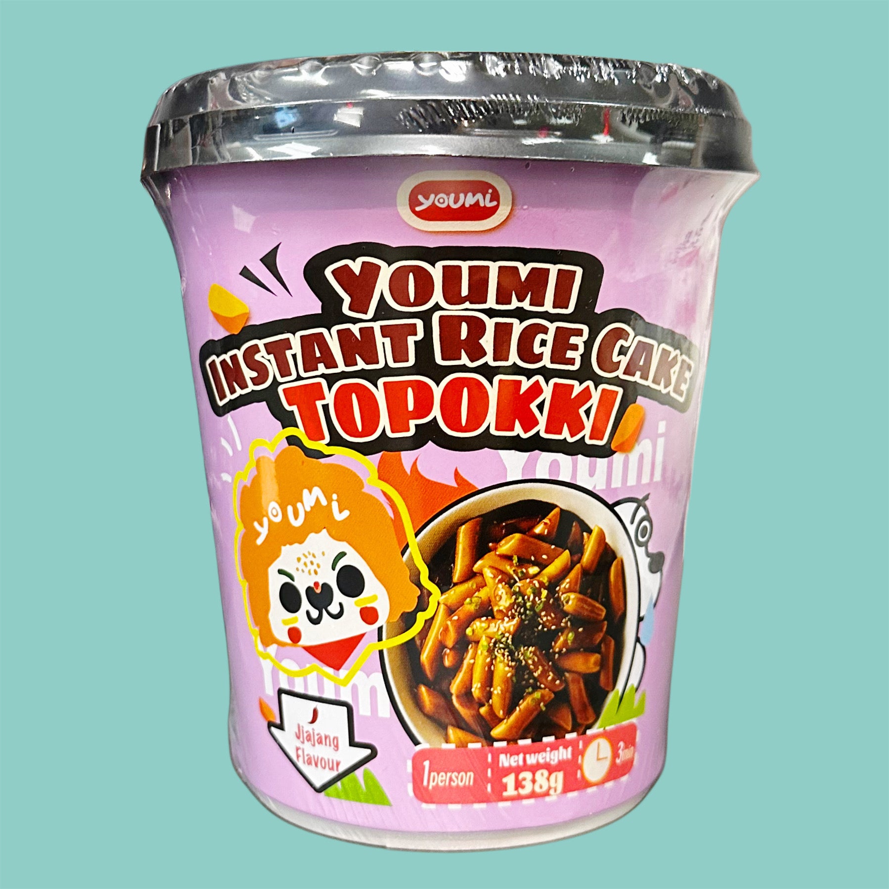 Youmi Instant Tteokbokki Cup Jjajang Geschmack 138g